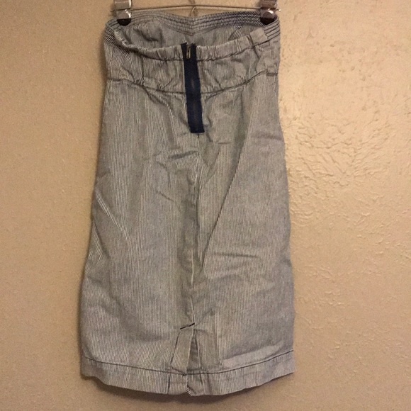 Denim strapless dress - Picture 2 of 6